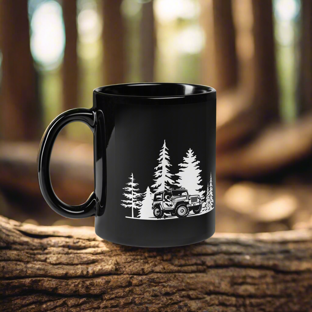 Black Glossy Mug