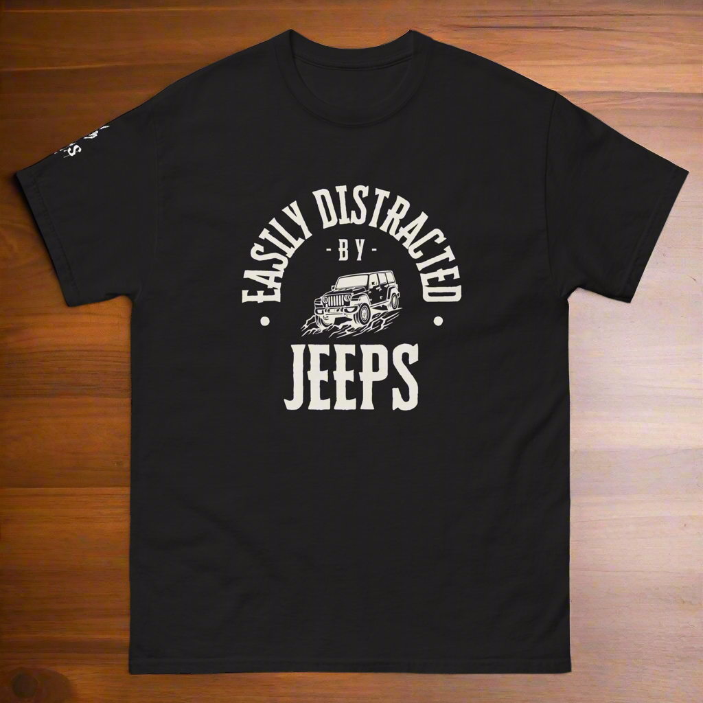 Distracted By Jeeps Unisex classic tee